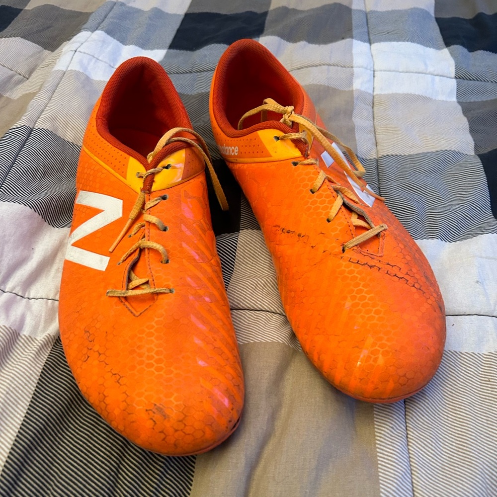 New Balance Visaro Ctr AG Football Boots Orange Soccer